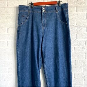 BANANA REPUBLIC BLUE JEANS 33 ULTRA HIGH-RISE STRAIGHT LEG CLASSIC DENIM SIZE 33